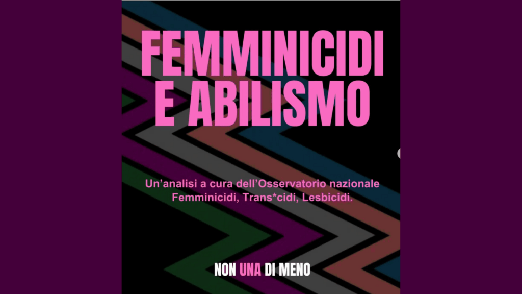 FEMMINICIDI E ABILISMO