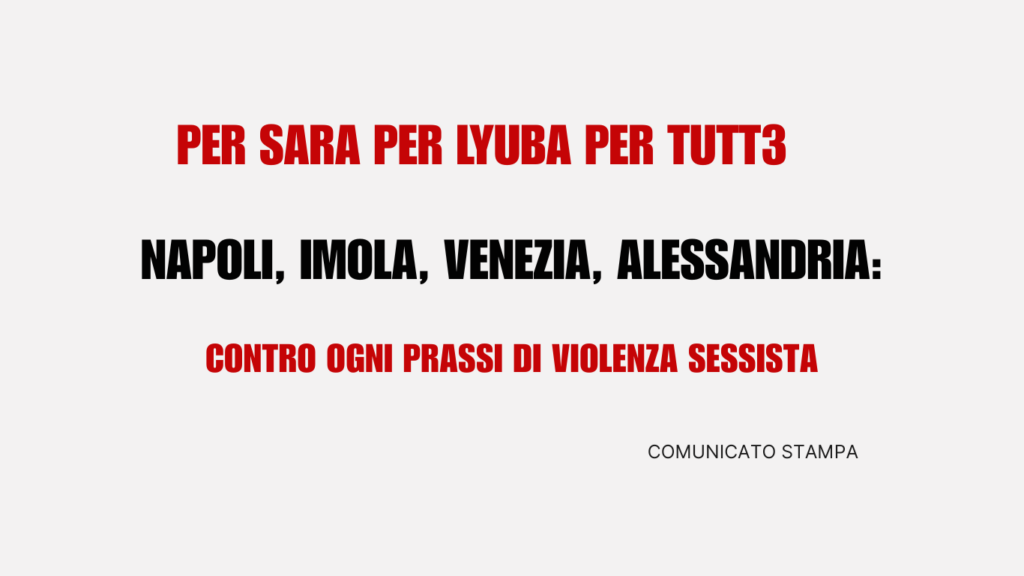 PER SARA PER LYUBA PER TUTT3
